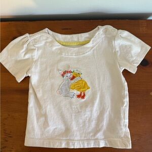 Baby Boden bunny and chick appliqué top
